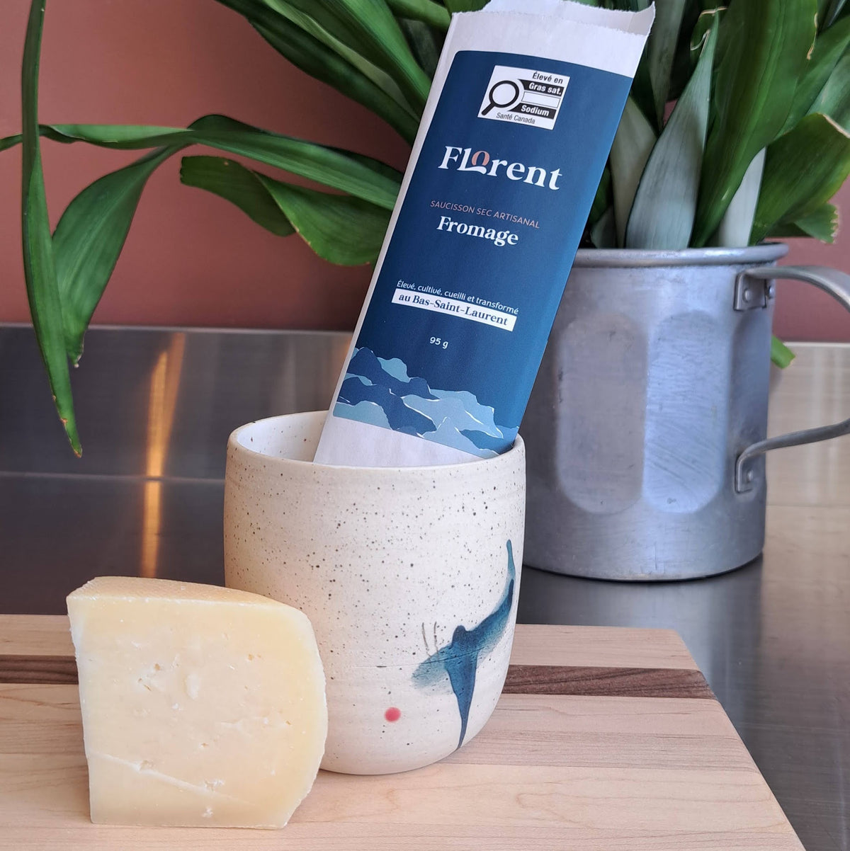 Saucisson au fromage