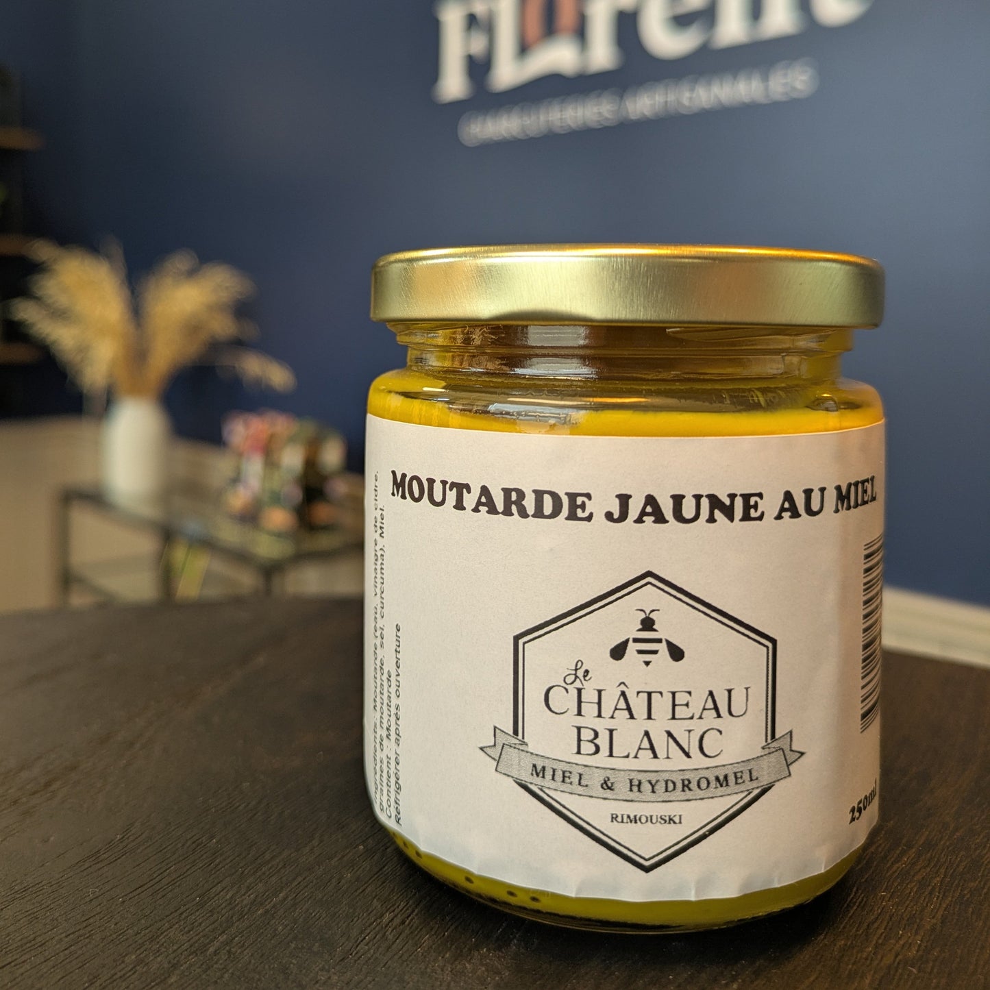 Moutarde jaune au miel
