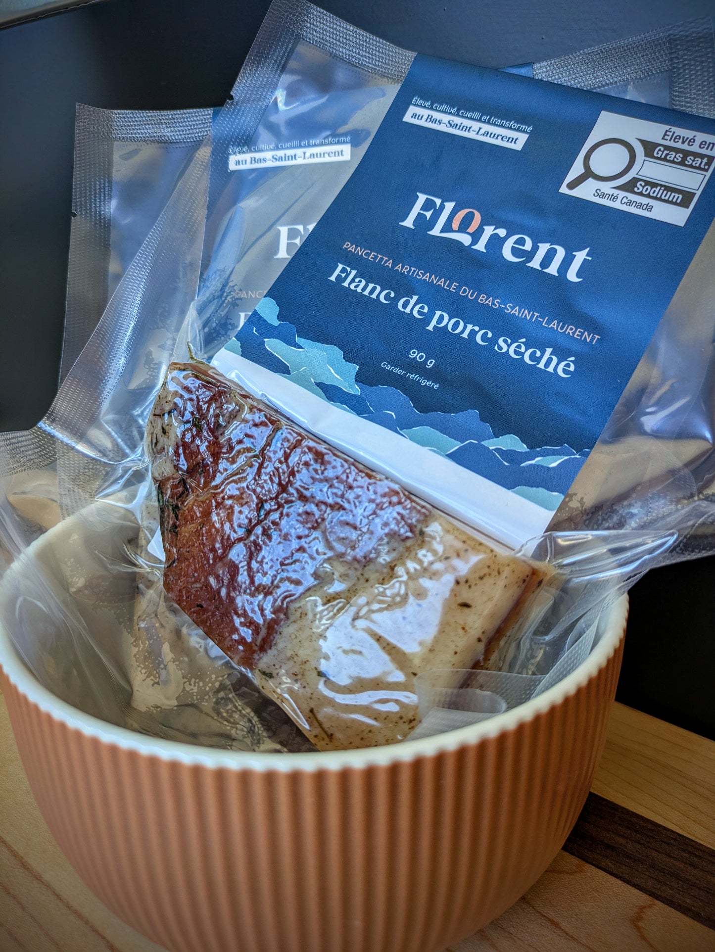 Flanc de porc séché