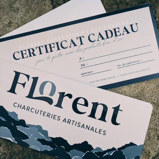 Certificat-cadeau Florent